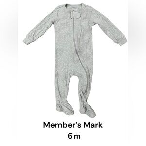 Member’s Mark Organic Cotton Sleep & Play – Size 6M, New Without Tag